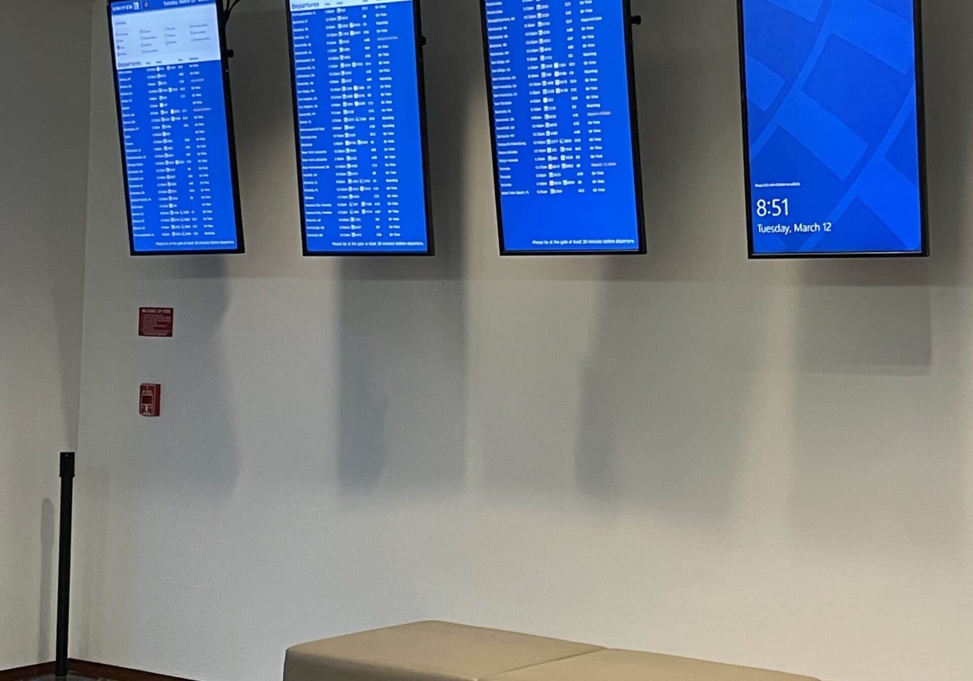commercial AV digital display and office video conferencing setup